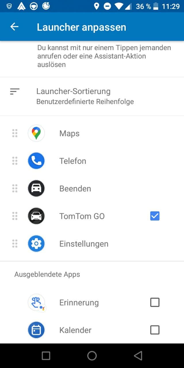 Tomtom Go jetzt im Android Auto